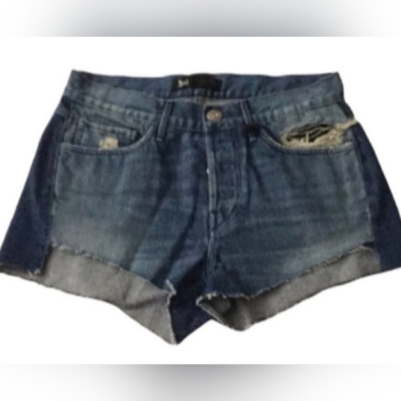 NWT 3X1 Von Denim Short in Axel Size 25 - Picture 1 of 8